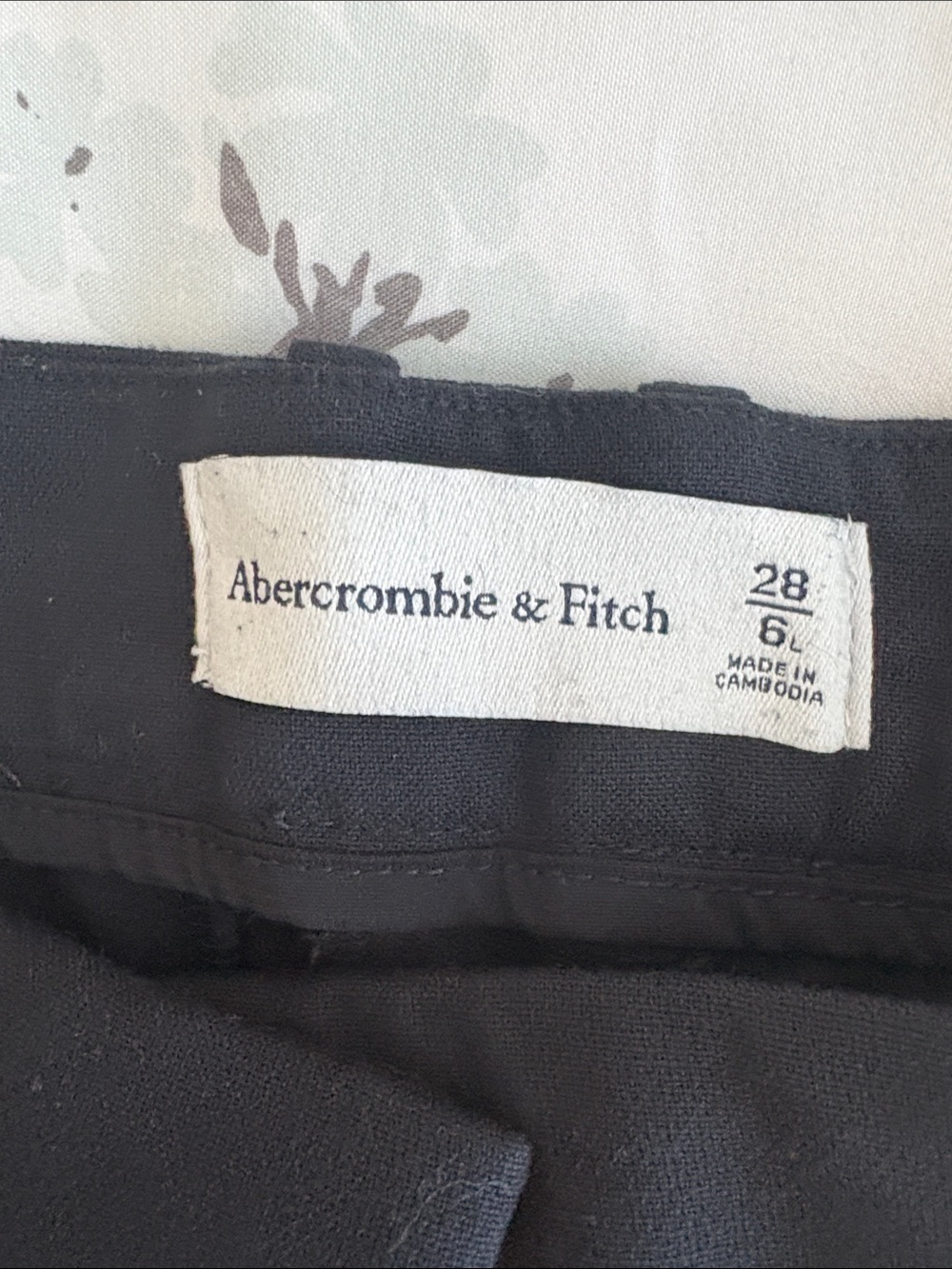 Abercrombie & Fitch Black Slim Dress Pants - Picture 2 of 7